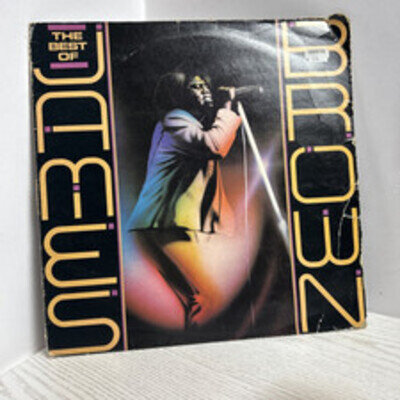 The Best of James Brown LP UK 1981 slight sleeve damage minor disc scratches