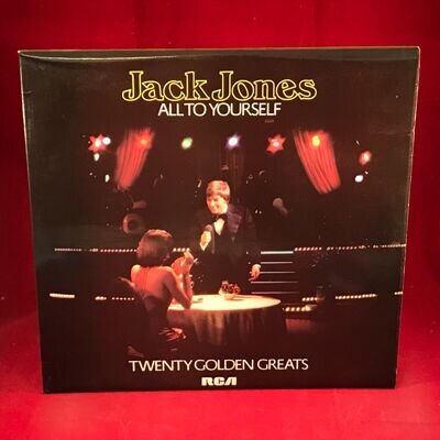 JACK JONES All To Yourself 1976 UK vinyl LP twenty golden greats 20