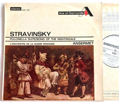 Ansermet - Stravinsky Pulcinella Nightingale Decca SDD 136 Reissue SXL2188 2E/2E