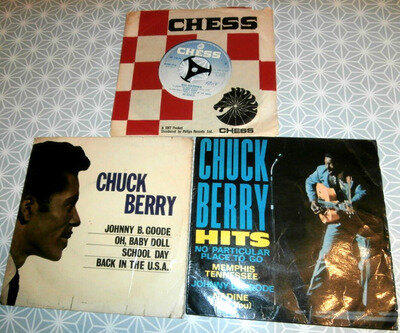 3 x E.P.s by CHUCK BERRY, CHUCK BERRY HITS & BIG DADDIES with BO DIDDLEY