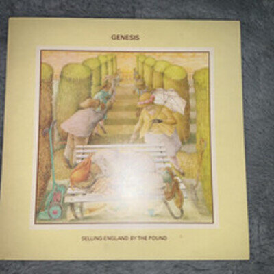 GENESIS SELLING ENGLAND BY THE POUND ALBUM VINYL CAS1074 R.I.STEREO EX EX EX