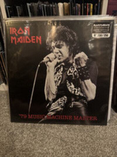 Iron Maiden - 79 Music Machine Master - RARE Metal Vinyl Clear
