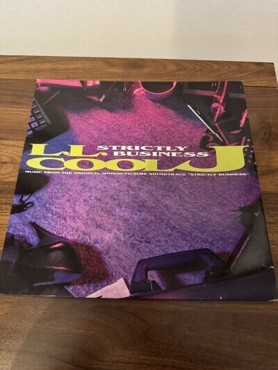 LL Cool J Strictly Business 1991 UK MCA label 4-track 12" vinyl single
