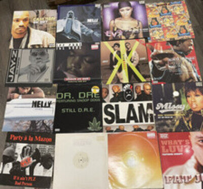 Hip Hop Bundle 16 x Rap Vinyl 12” Records Bulk Lot Onyx Ice Cube Dr Dre 90’s 00s