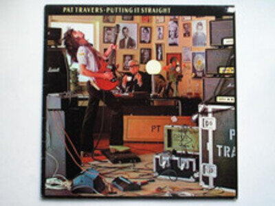 Pat Travers Putting It Straight LP Polydor 2383 471 EX/EX 1977 Putting It Strai