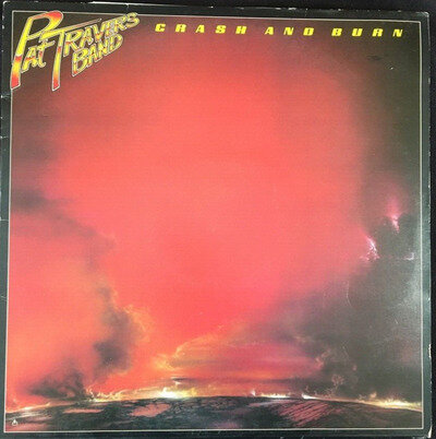 PAT TRAVERS BAND CRASH AND BURN 12'' VINYL ALBUM POLYDOR POLS1017 1980 UK FIRST