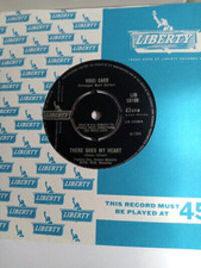 Vikki Carr - There Goes My Heart (Liberty LIB 10199) EX Vinyl Record 7"