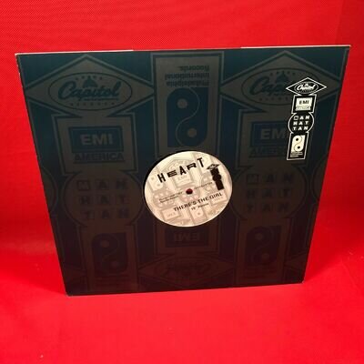 HEART There's The Girl 1987 UK promo vinyl 12" single record 12CLDJ473