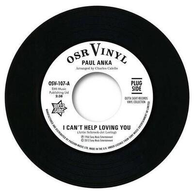 PAUL ANKA I Can't Help Loving You / When We Get.. Northern Soul 45 (Outta Sight)