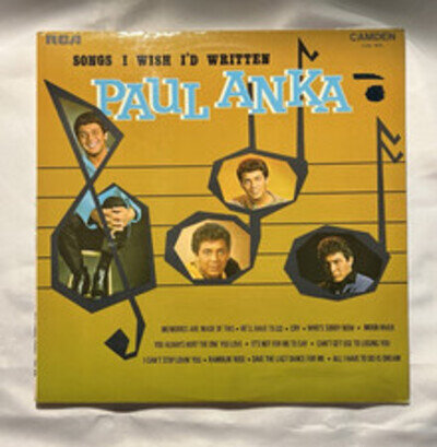 PAUL ANKA ~ SONGS I WISH I'D WRITTEN LP ~ VINYL EXCELLENT ~ CDS1070