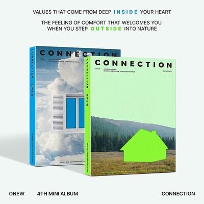 SHINEE ONEW CONNECTION 4th Mini Album PHOTO BOOK Ver./CD+Book+3 Card+Poster+GIFT