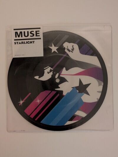 Muse, Starlight, Limited Edition Picture Disc Vinyl 7” Single 2006, Sealed