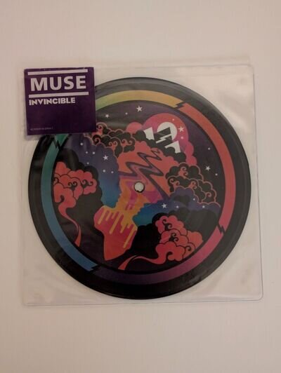 Muse, Invincible, Limited Edition Picture Disc Vinyl 7” Single 2007, Sealed