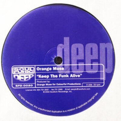 Orange Muse - Keep The Funk Alive, 12", (Vinyl)