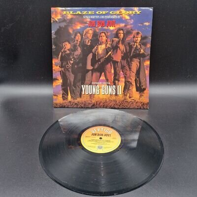 Jon Bon Jovi - Blaze Of Glory - 12”lp 1990 Ex/ex A1/B1 Uk 1st Press