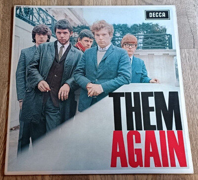 Them LP Again UK Decca Mono 1970 Press INCREDIBLE COPY GARAGE PSYCH