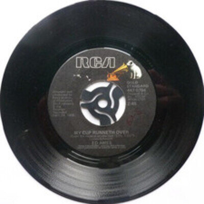 Ed Ames My Cup Runneth Over 7" RCA 4470784 EX 1980s US pressing, My Cup Runneth