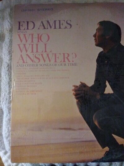 ED AMES sings WHO WILL ANSWER? LP SEALED- STEREO LSP-3961