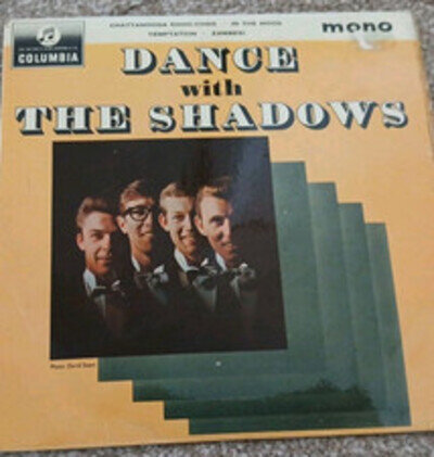 THE SHADOWS - DANCE WITH THE SHADOWS - 7" EP Vinyl 45 RPM - COLUMBIA SEG 8342