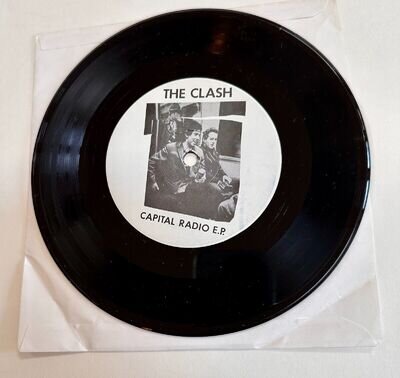 THE CLASH Capital Radio 7" EP 1978 US boot classic punk rock