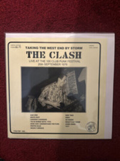 THE CLASH - TAKING THE WEST END BY STORM 71 ONLY PRESSING YELLOW VINYL LP