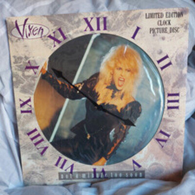 Vixen Not A Minute Too Soon 12'' Picture Disc Vinyl Record 1990 EMI Records