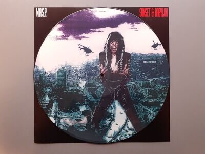 W.A.S.P. Sunset & Babylon UK 1993 Capitol 12" picture disc VINYL RECORD