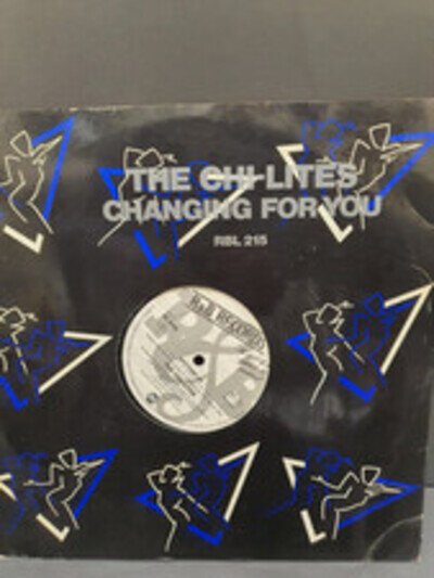 The Chi-Lites ,Bottoms up,Changing for youUK 12" vinyl single record, RBL215