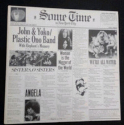 John Lennon Yoko Ono Frank Zappa Some Time In New York City 1972 Vinyl Record