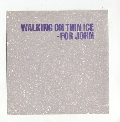 YOKO ONO - WALKING ON THIN ICE - 7" VINYL SINGLE (ITALY)