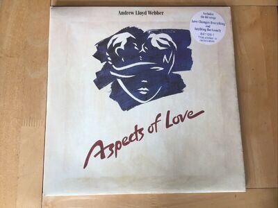 ASPECTS OF LOVE - ANDREW LLOYD WEBBER - DOUBLE VINYL ALBUM + BOOKLET 1989.