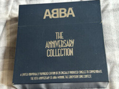 ABBA The Anniversary Collection 26 x 7” Blue Vinyl Mint !!!! Unplayed Numbered