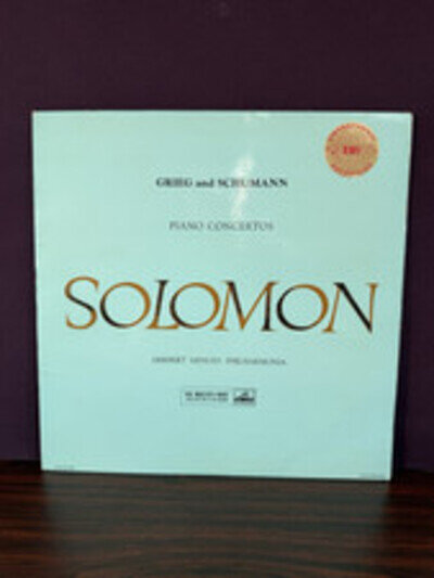 ASD 272 ED1 Solomon Grieg & Schumann Piano Concerto Menges, EX++ HMV 1st W/G