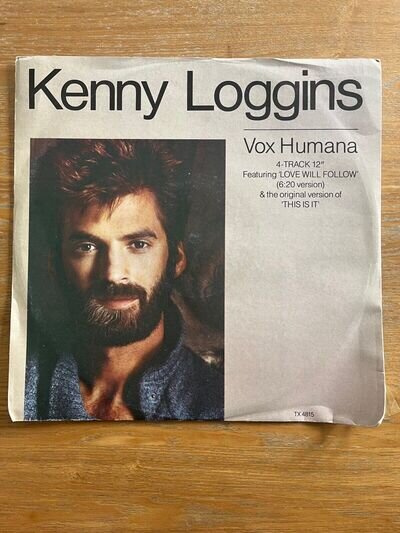 KENNY LOGGINS - VOX HUMANA 12" Inch Record