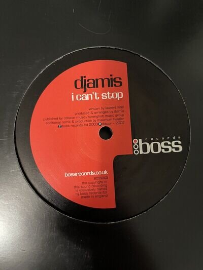 Djamis - I Can't Stop - 12" Vinyl - Scouse House Anthem - VG+ Condition