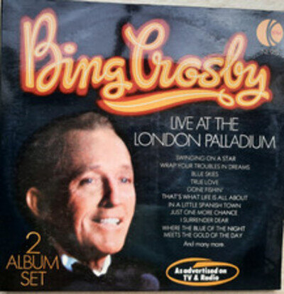 Bing Crosby - Live at the London Palladium - vinyl 2 LP set NE 951 Near Mint
