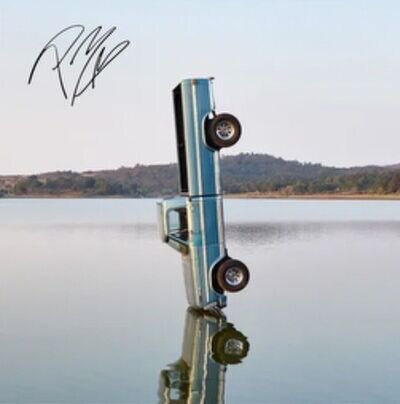 Post Malone F-1 Trillion SPRING GREEN LP Vinyl SIGNED Art Print / Card Autograph