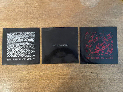 Sisters Of Mercy 3 x 7" singles Sisterhood VG++
