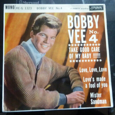 BOBBY VEE No 4 LONDON EP RE-G 1323 FROM 1962