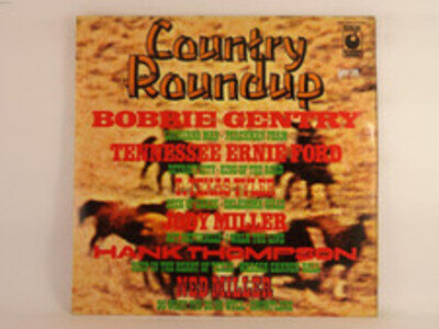 BOBBIE GENTRY / TENNESSEE ERNIE FORD COUNTRY ROUNDUP (388) 12 Track LP Picture S