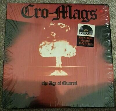 Cro-Mags - The Age Of Quarrel Red/Black Splatter Vinyl LP 2021. Profile BFD 288
