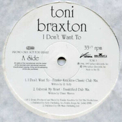Toni Braxton - I Don't Want To, 12", (Vinyl)