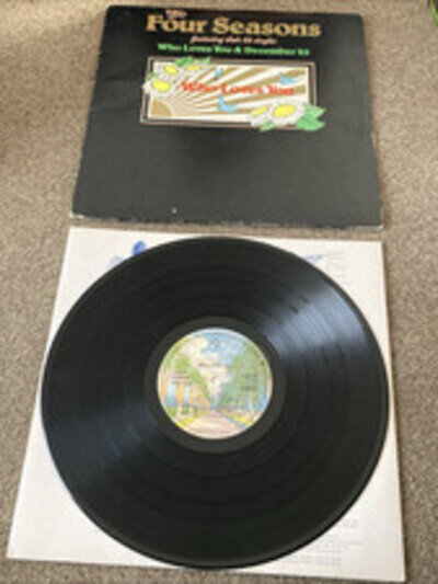 THE FOUR SEASONS Who Loves You Vinyl LP FRANKIE VALLI December, 63 Silver Star