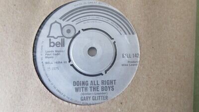 Gary Glitter Doing All Right With the Boys 7" 1975 **NEAR MINT**