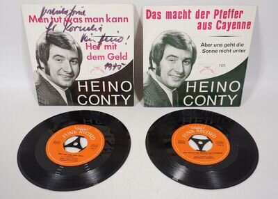 2x Heino Conty Man Tut Was Man Can Signed + Das Macht Der Pepper Cayenne