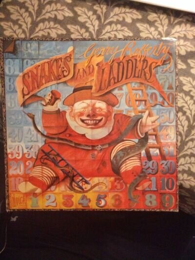 GERRY RAFFERTY "SNAKES AND LADDERS" VINYL LP 1980 NEAR MINT