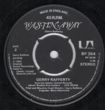 Gerry Rafferty Royal Mile 7" vinyl UK United Artists 1980 Four prong label