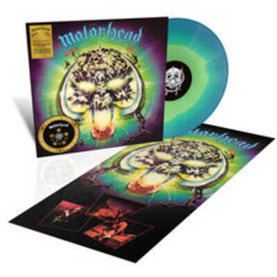 Motorhead 'Overkill' (50th Anniversary) LP Turquoise & Blue Splatter NEW SEALED