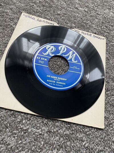 ROSCOE GORDON "NEW ORLEANS WIMMEN c/w NO MORE DOGGIN" 1952 R&B