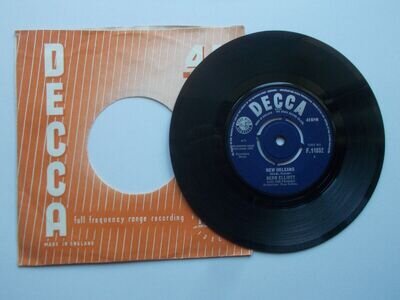 Bern Elliott And The Fenmen: "New Orleans". Decca F. 11852. 1964. Original 7"45